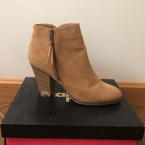 TAN BOOTIES